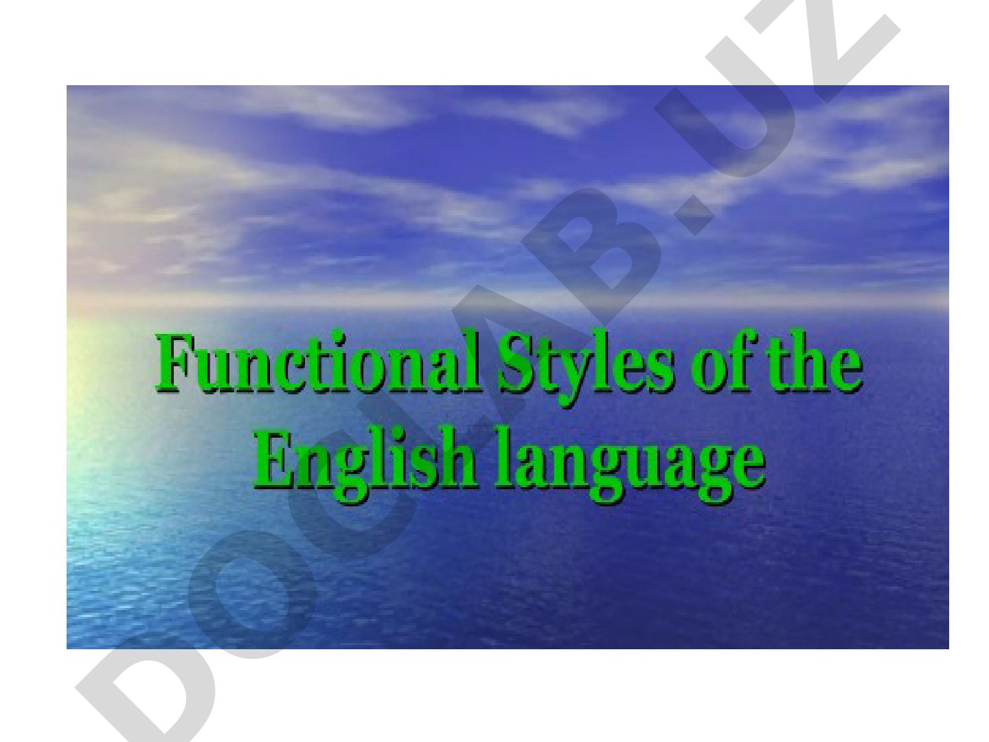 Contains excerpts from a fairy tale, a historical speech, a business letter, and a