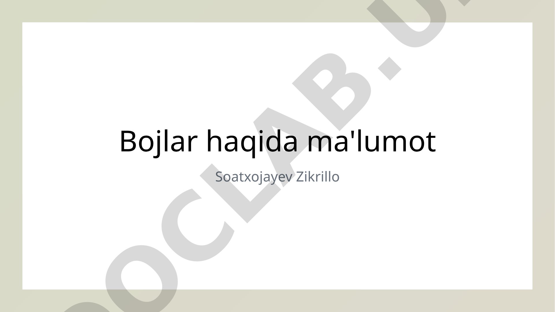 Bojlar va tariflarning iqtisodiy va tijoratdagi roli