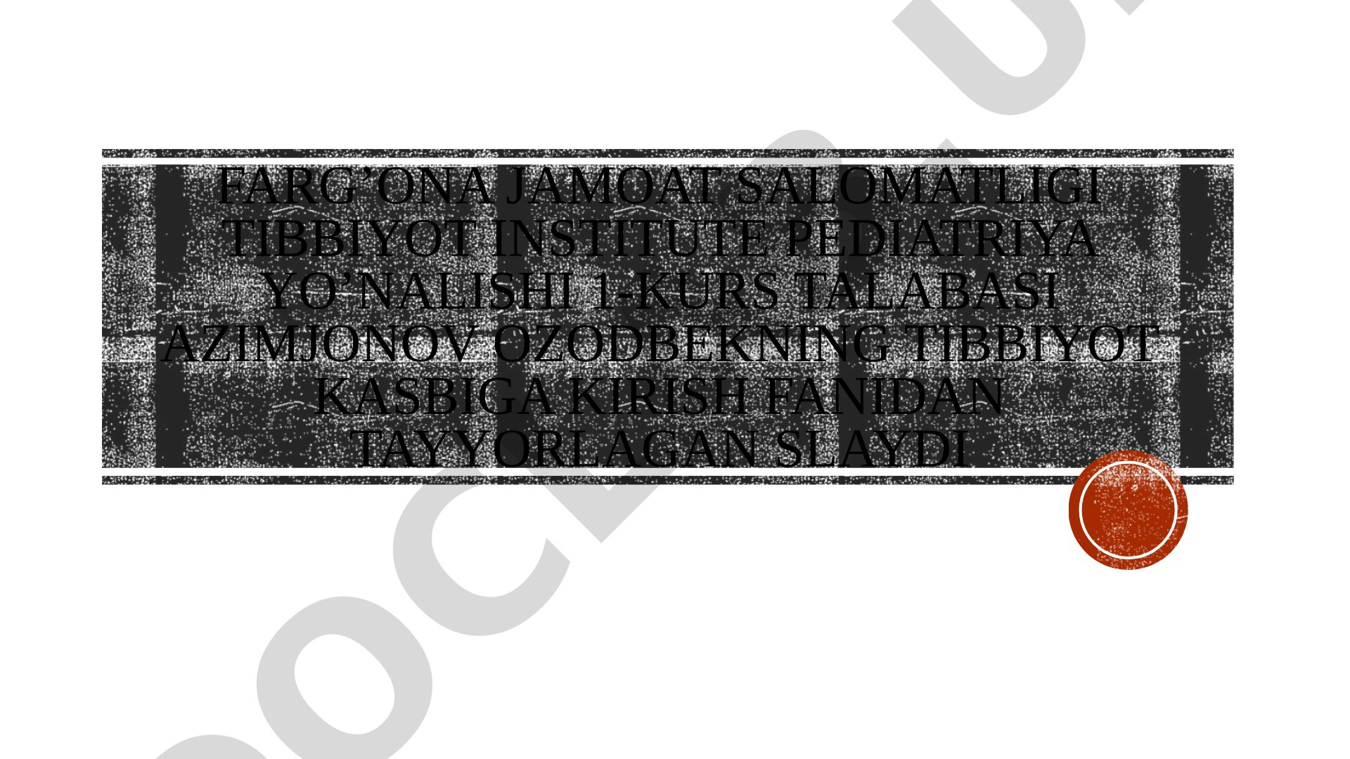 Avitaminoz va gipovitaminozlar