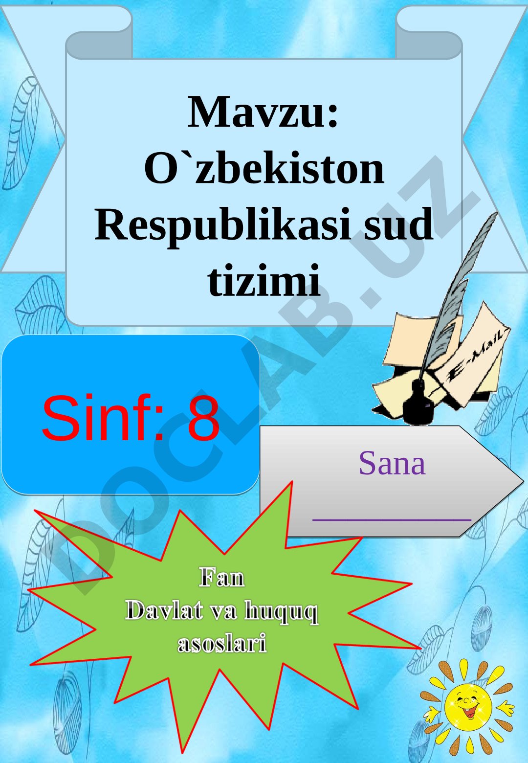 O`zbekiston Respublikasi sud tizimi