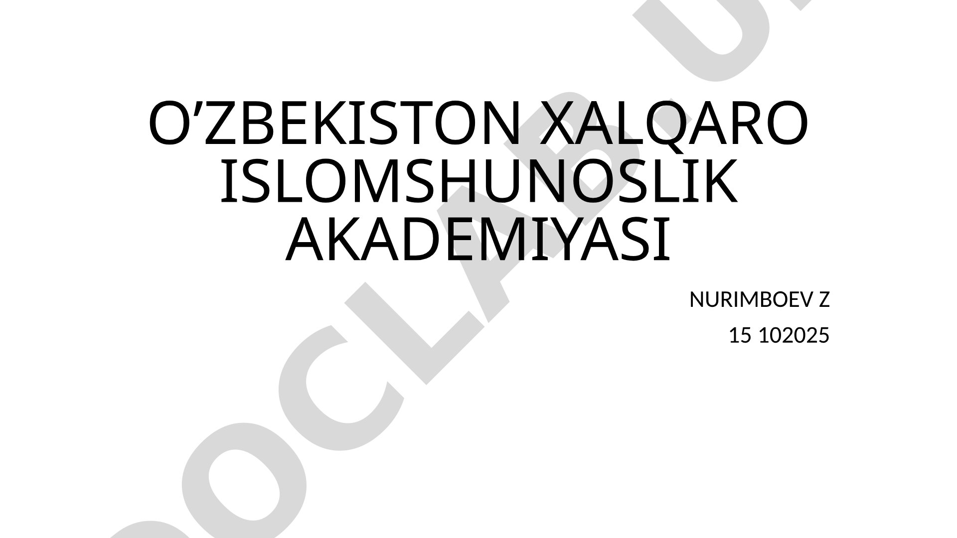 “TARBIYA” FANIDAN TA’LIM JARAYONINI TASHKIL ETUVCHI AYRIM METODLAR