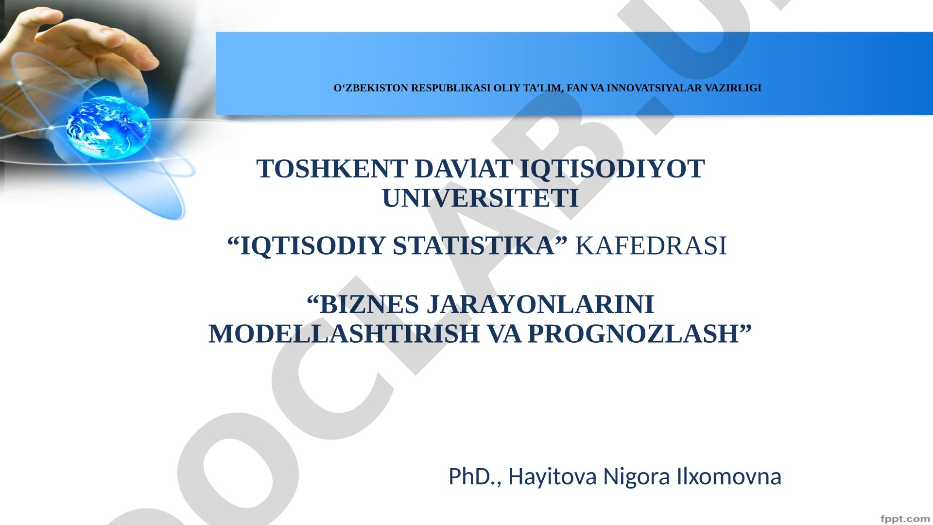 Statistik prognozlash usullari tasnifi, ekstrapolyatsiya, o'sish egri chizig'i va vaqtli