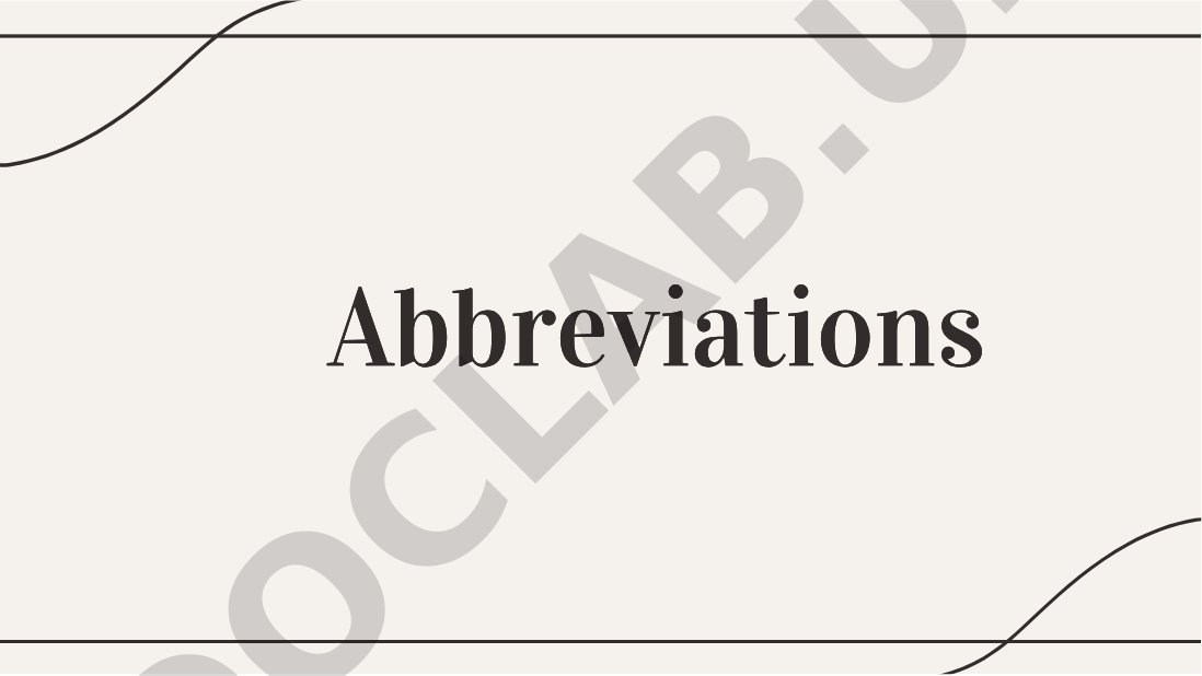 Overview of common English abbreviations, acronyms, and their meanings and usage