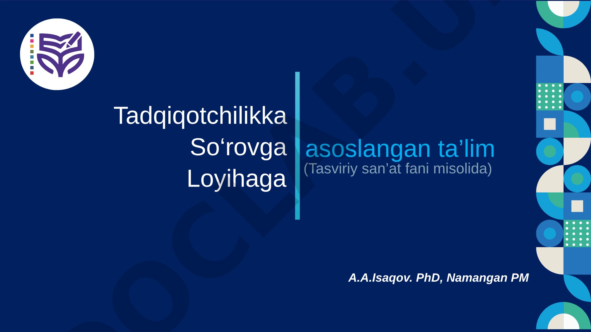 Tasviriy san'at fanida faol ta'lim strategiyalari