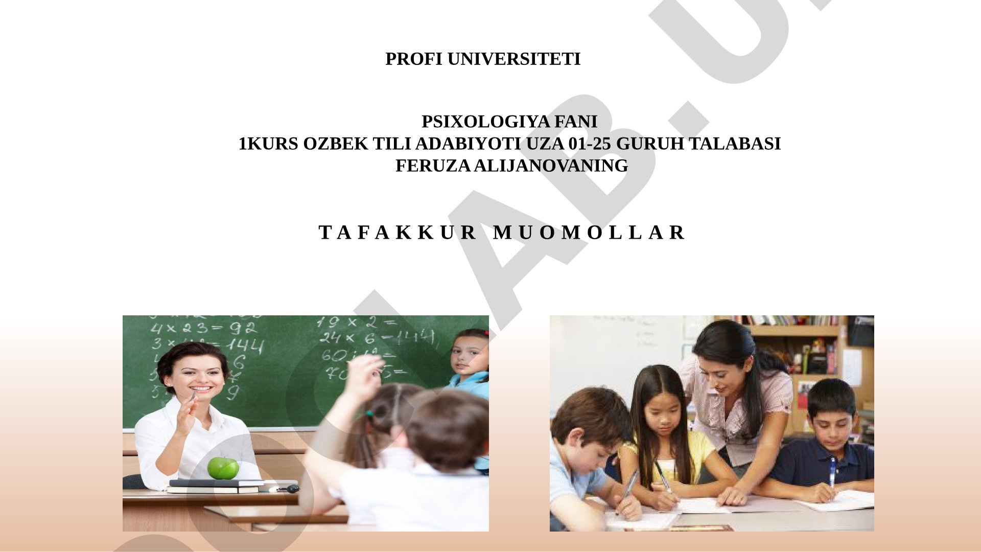 Tafakkur muomollarining nazariy asoslari va kishilik rivojlanishidagi roli