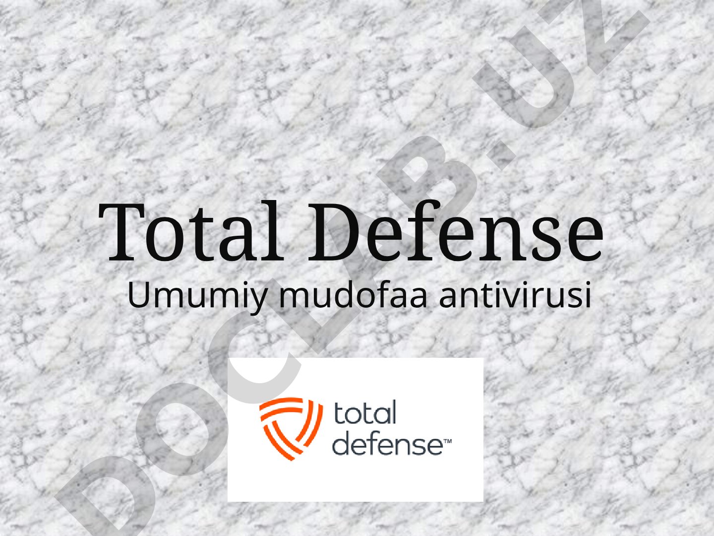 Total Defense Umumiy mudofaa antivirusi