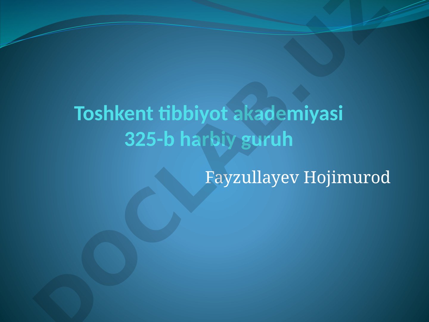 Amaliyotdan keyingi asoratlar va ularning profilaktikasi