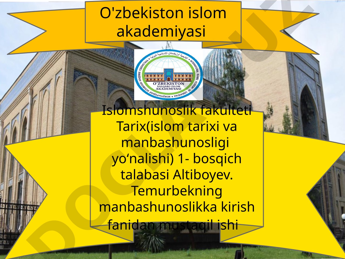 O‘zbekistondagi sharq qo‘lyozmalari xazinalari va ularning faoliyati