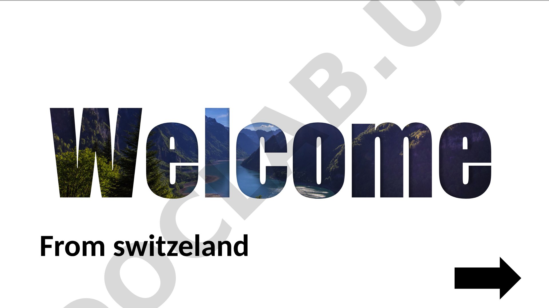 From Switzerland to China