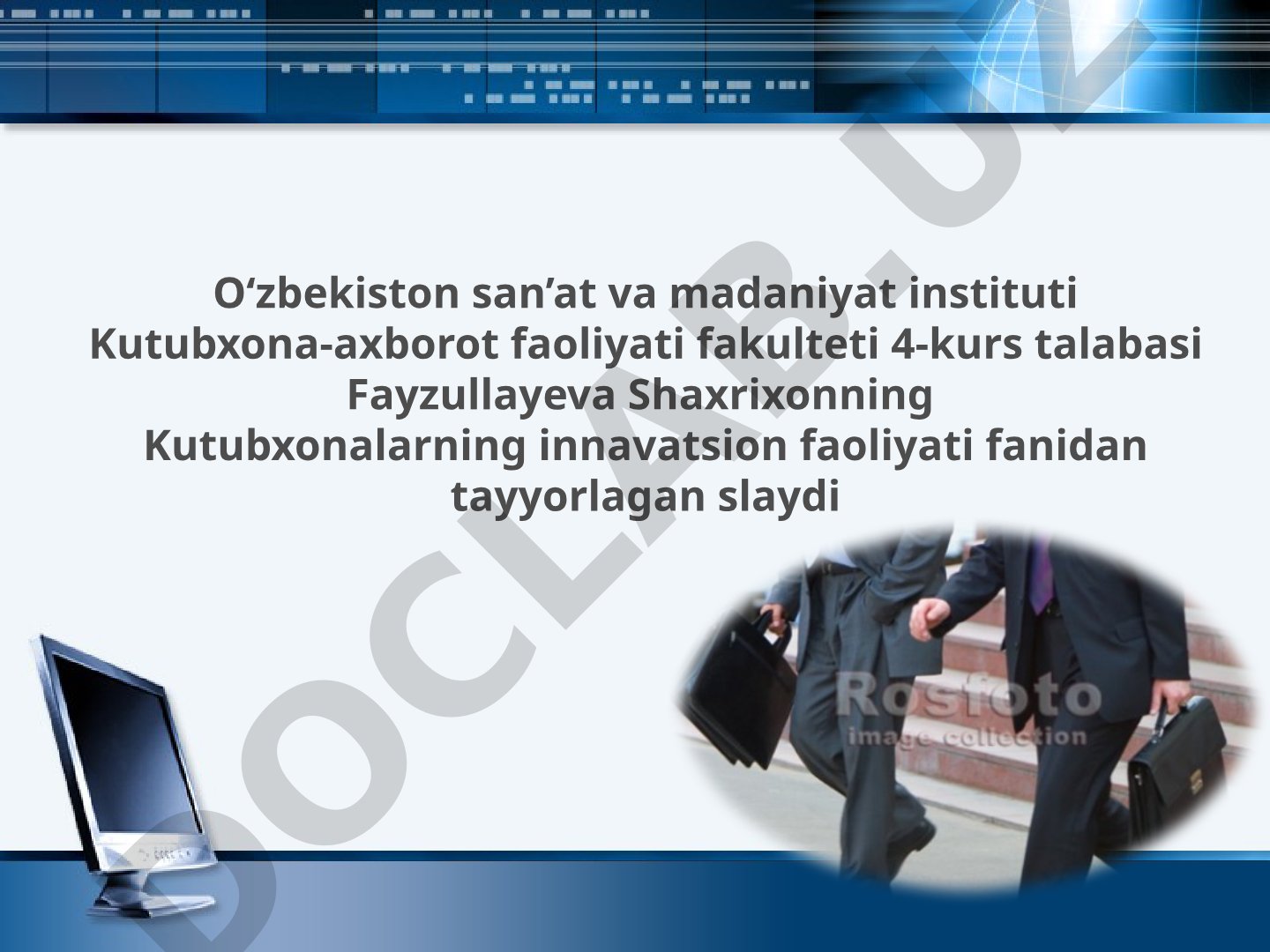 Innovatsion menejment asoslari