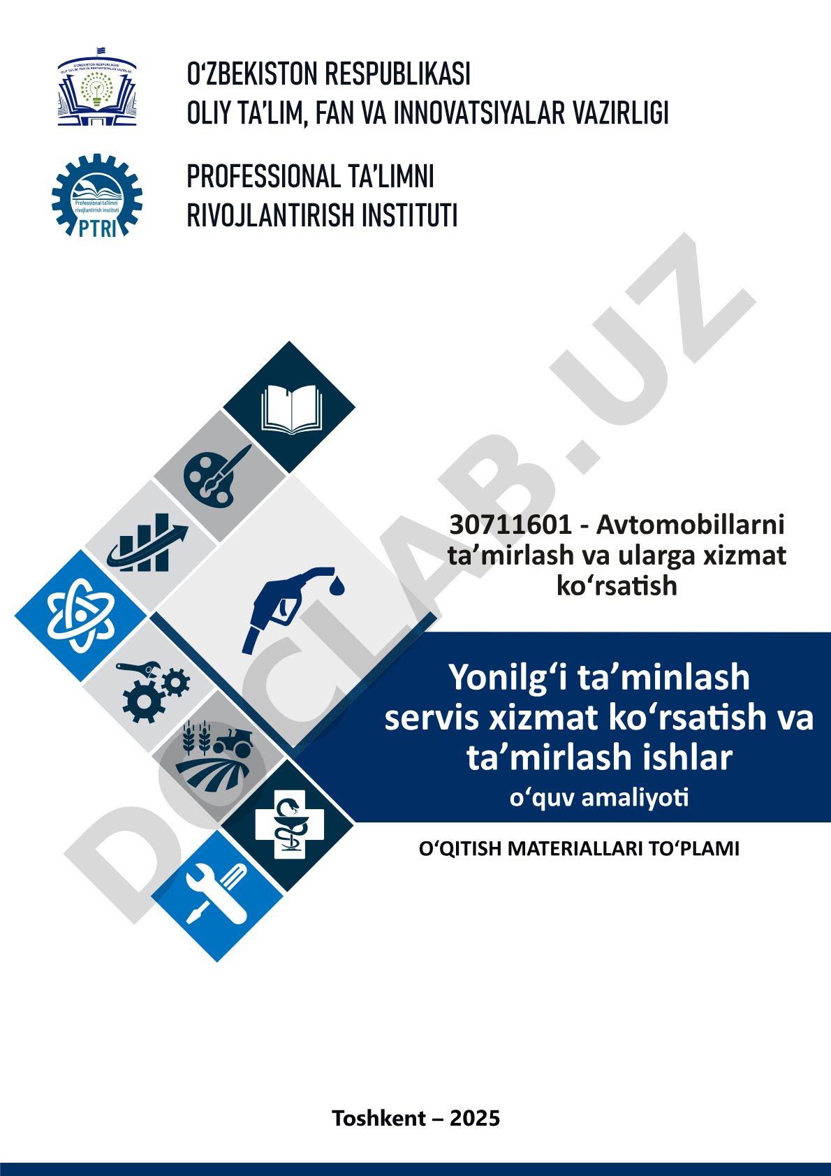 Avtomobillarda yonilg'i ta'minlash tizimlarini servis xizmat ko'rsatish va ta'mirlash