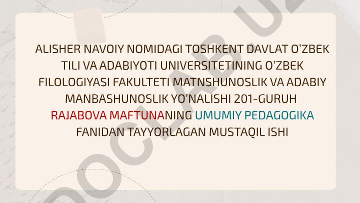 Qadimgi Sparta va Afina maktablarida ta'lim tarbiya