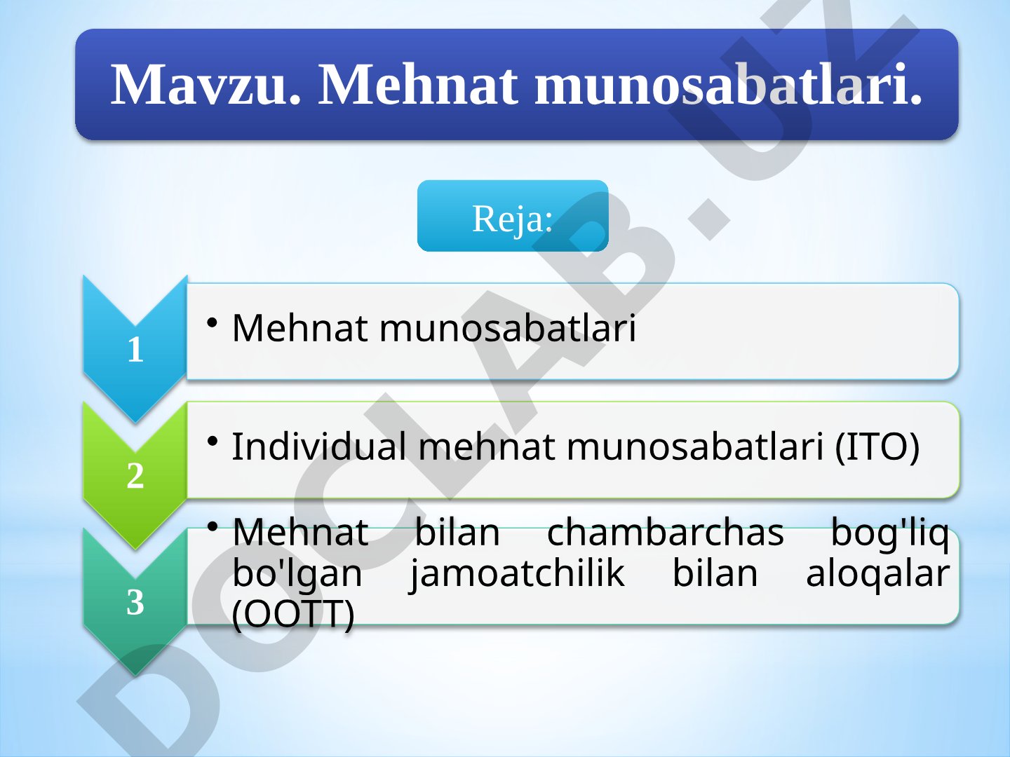 Mehnat munosabatlari: ta'rifi, sub'ektlari, individual va jamoaviy turlari