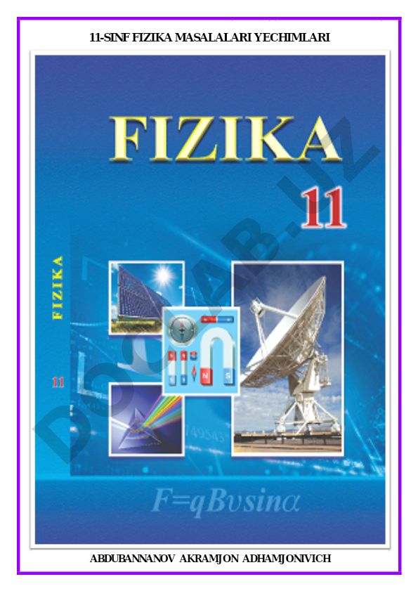 Fizika masalalari yechimlari