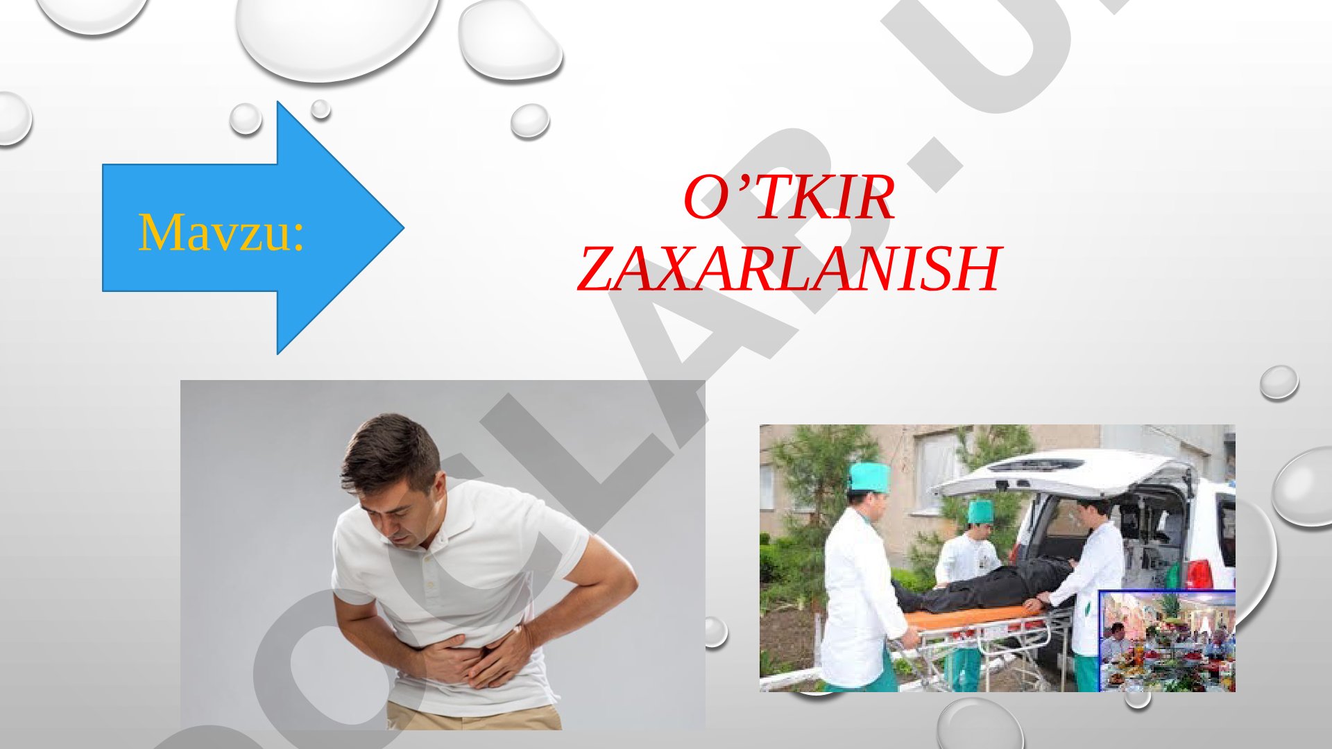 O’TKIR Zaxarlanish