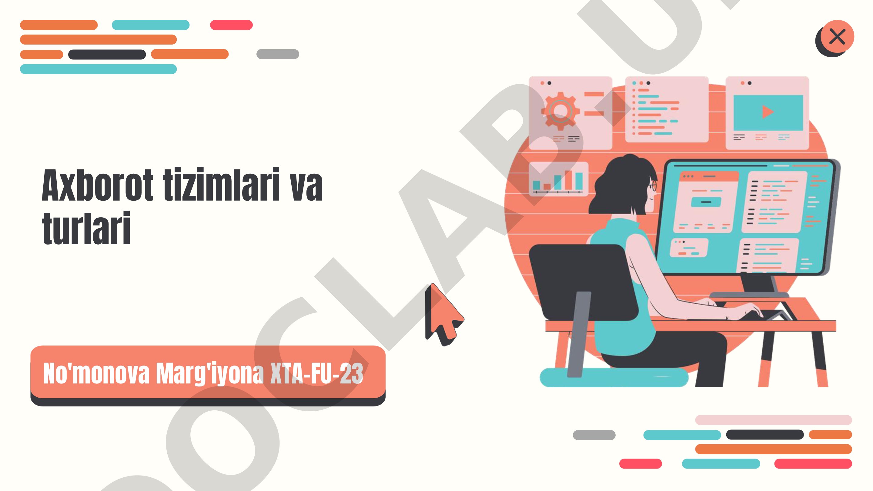 Axborot tizimlari va turlari