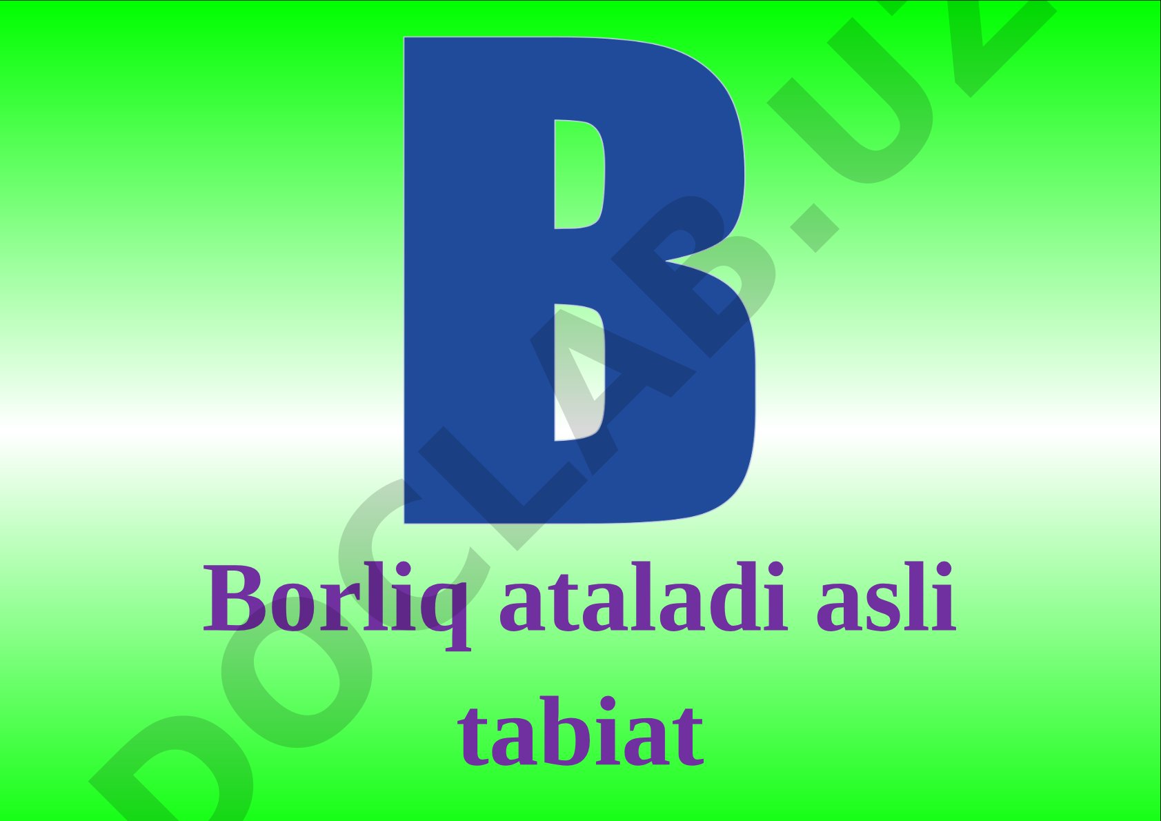 Tabiat mo'jizasi va olam sirlari
