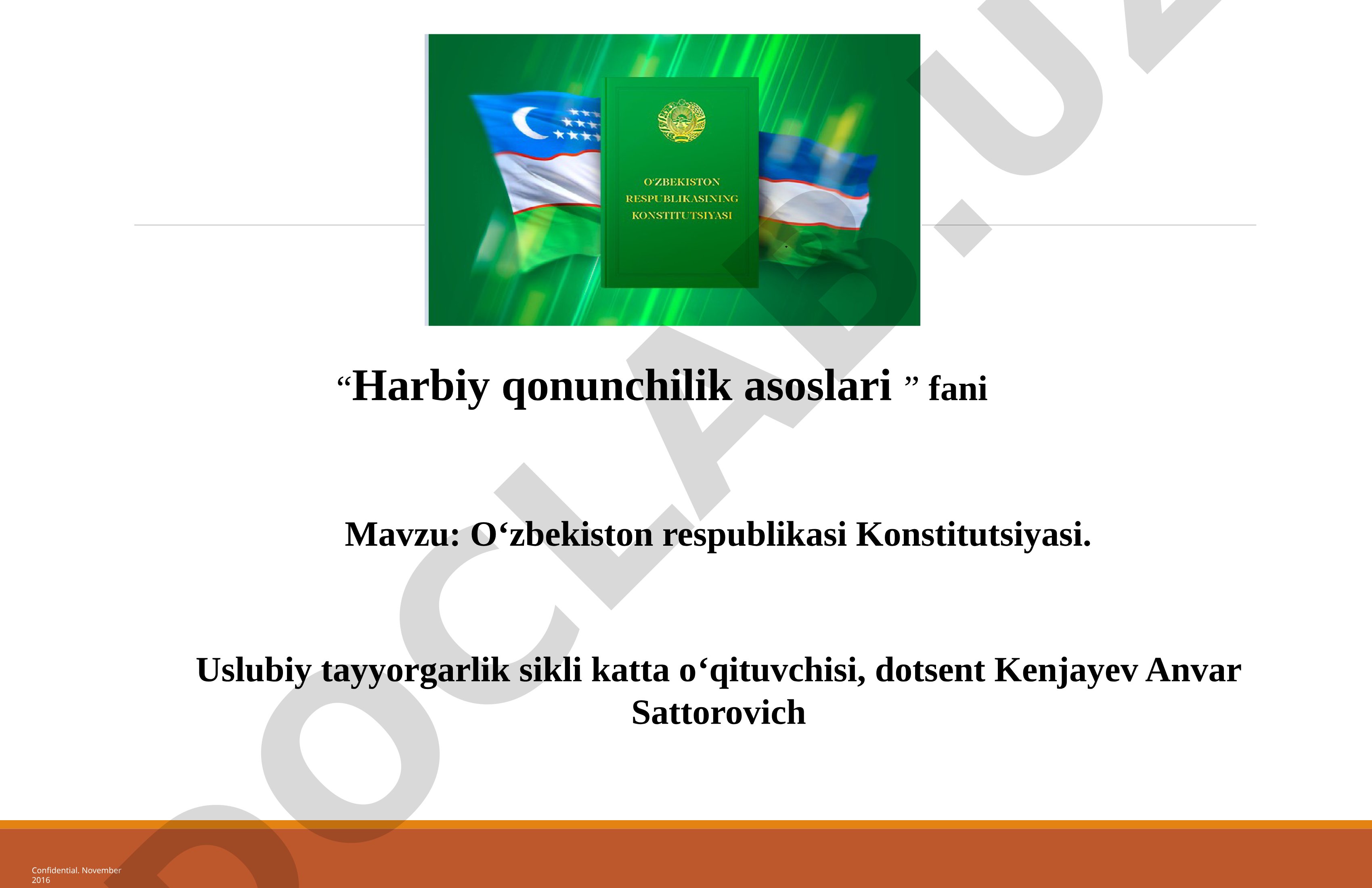 Konstitutsiya tarixi, yaratilish qadamlari va yangi konstitutsiya haqida ma'lumot