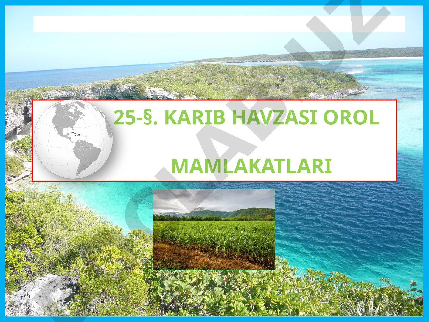 Karib havzasi orol mamlakatlari
