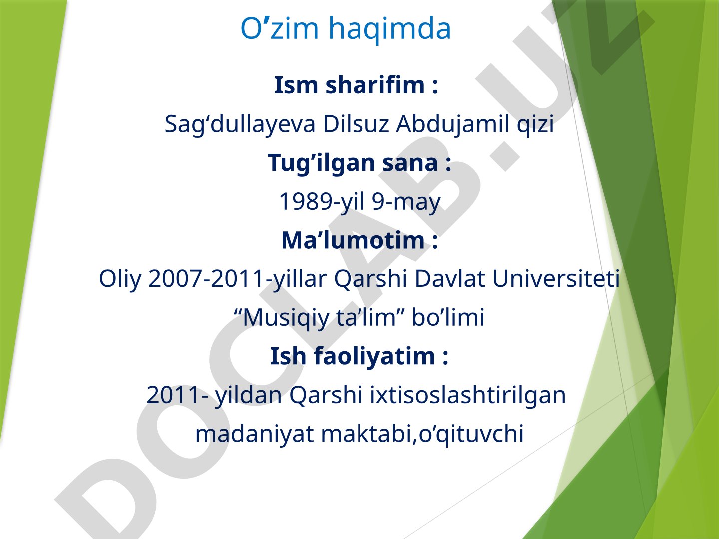 Musiqa to‘garaklarida dutor cholg‘usida X. Muhammedovaning “Archa qo‘shig‘i” o‘rgatish metodikasi