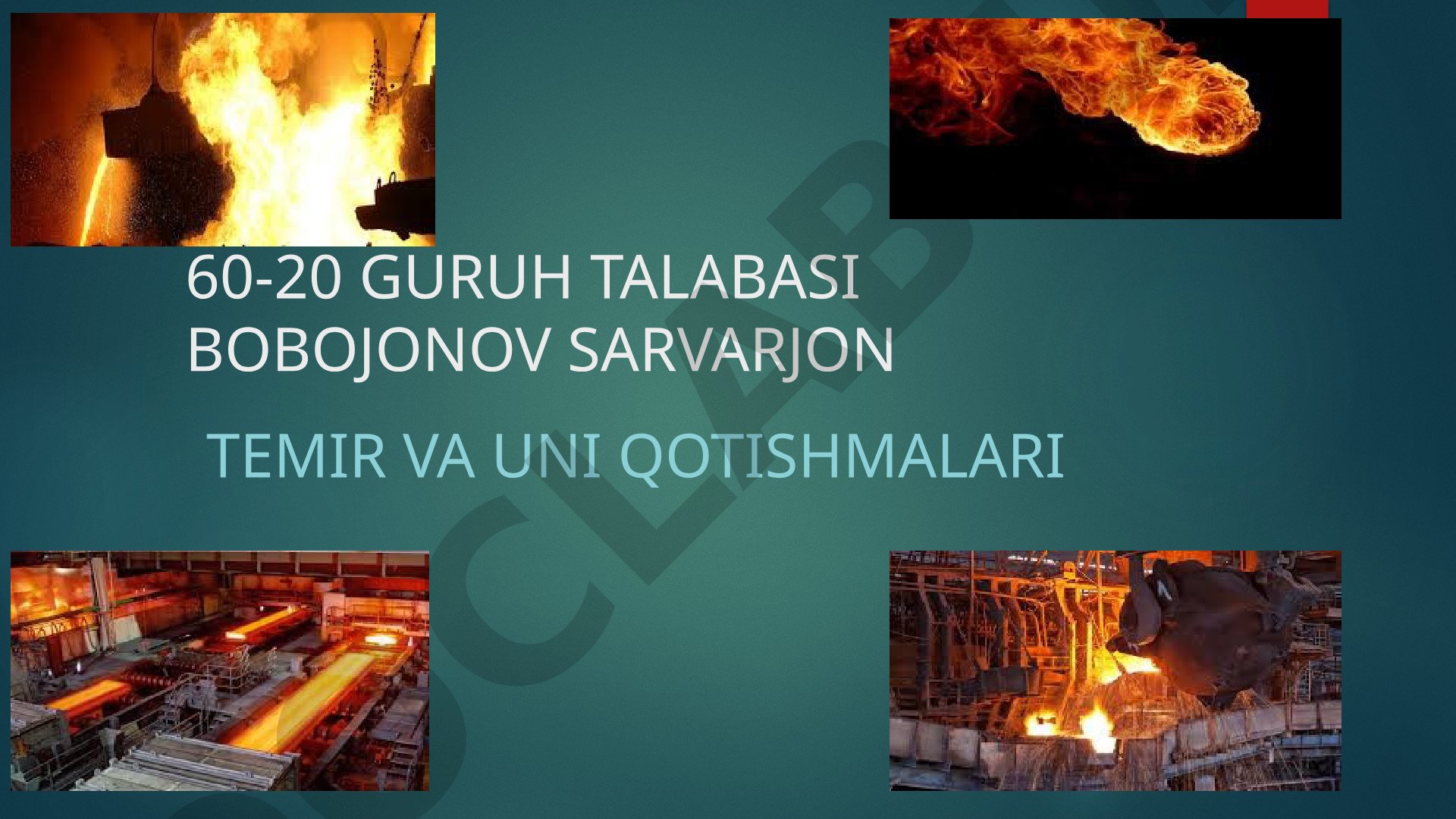 Temir va uni qotishmalari
