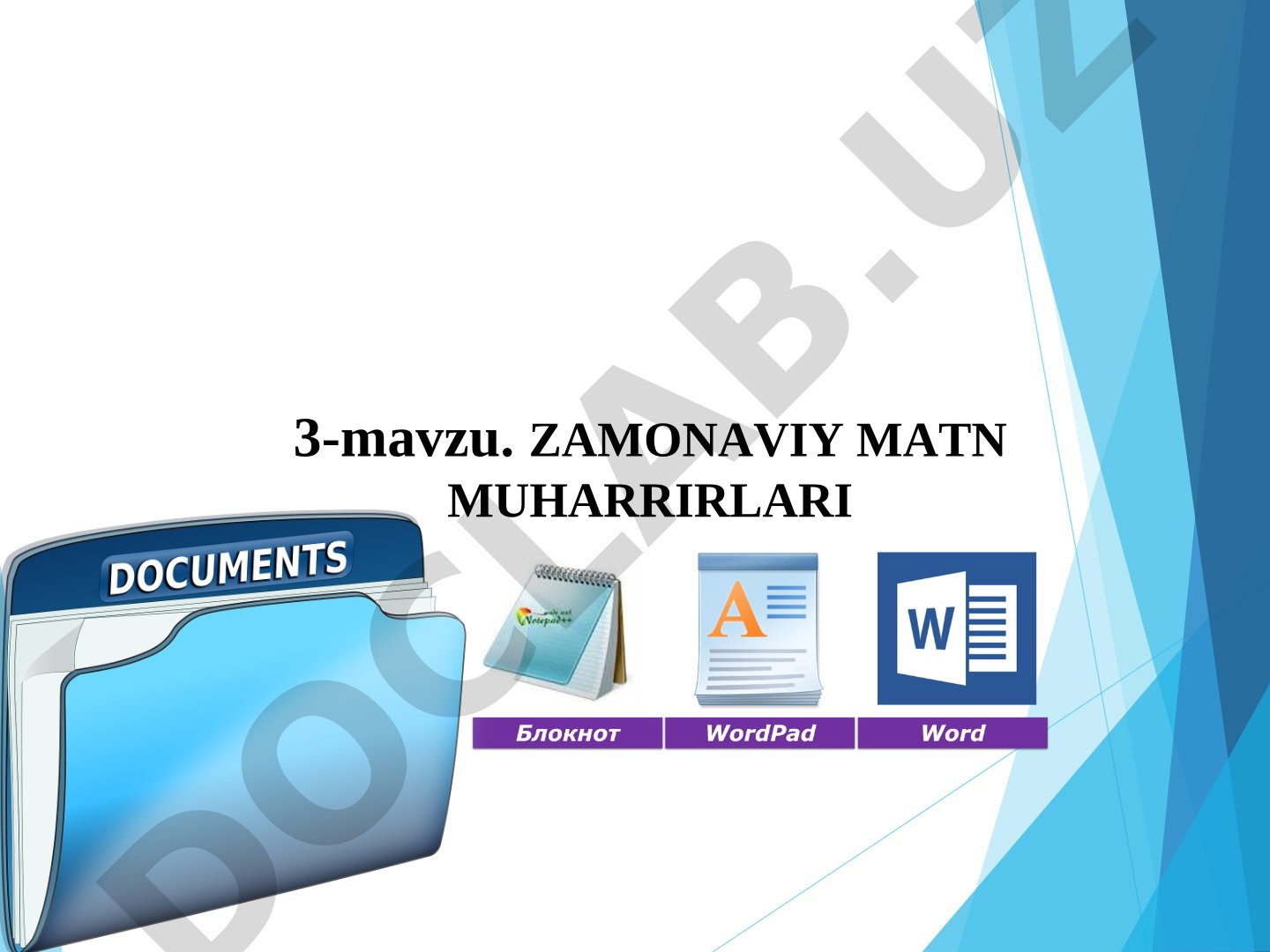 Zamonaviy matn muharrirlari haqida tushuncha, vazifalari va Pages dasturi tahlili