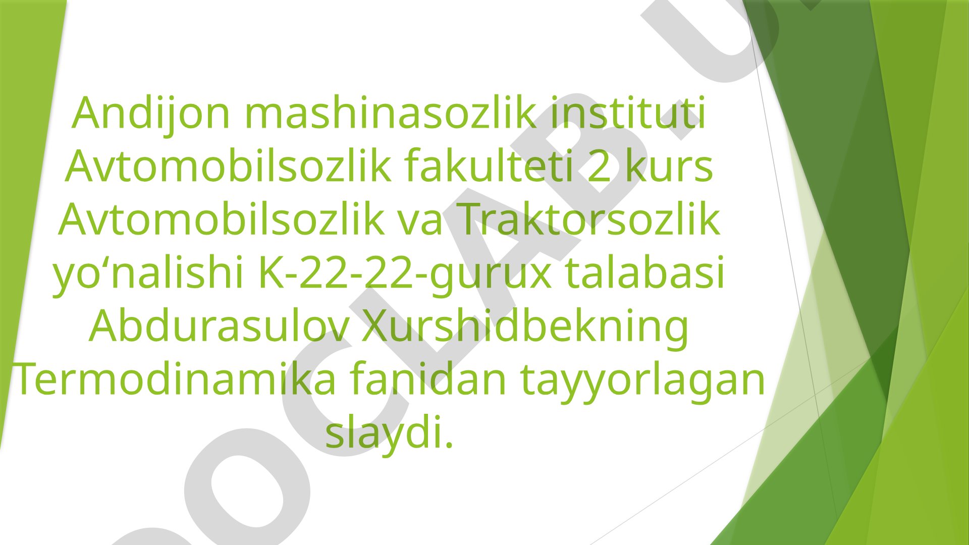 Suv bugʻining h-s diagrammasi