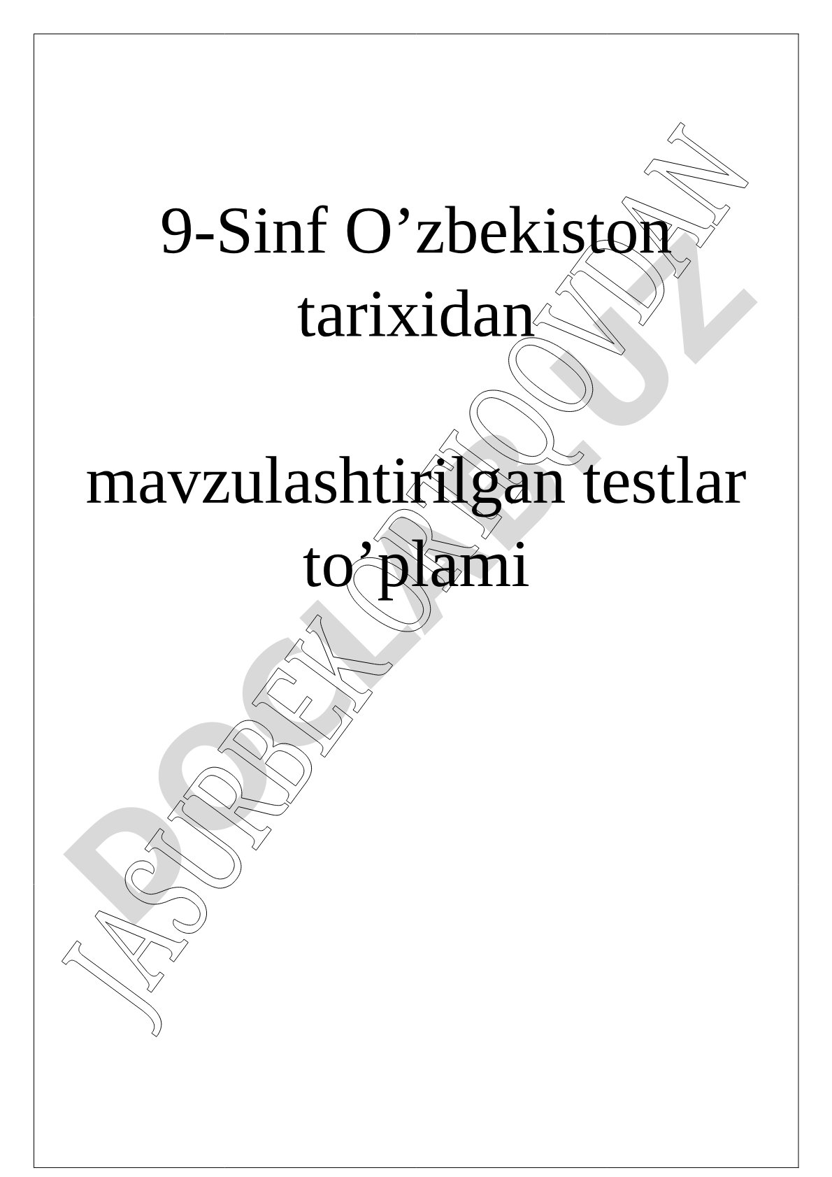 XIX asr o'rtalarida O'rta Osiyo davlatlarining hududi va aholisi