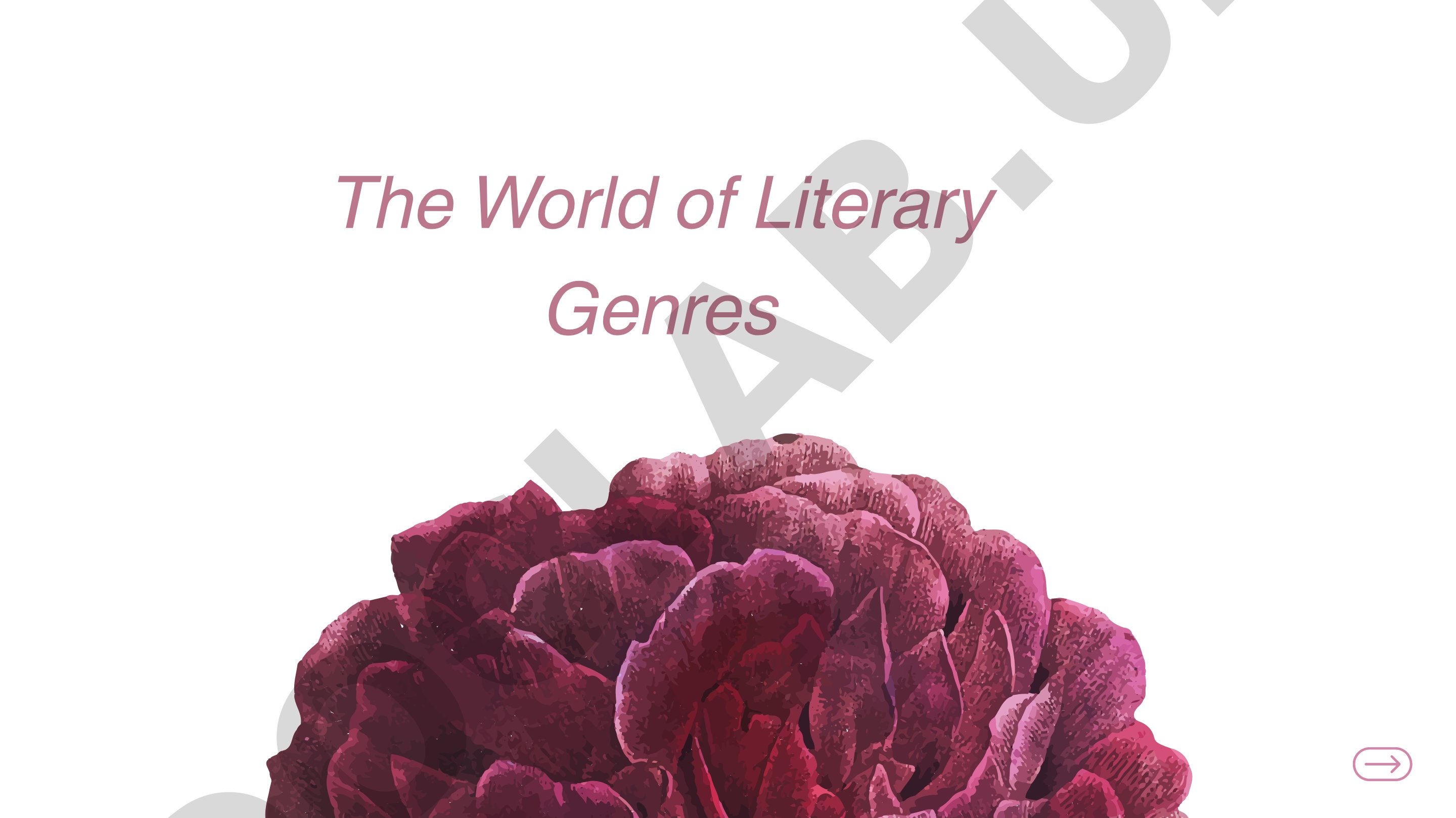 The World of Literary Genres