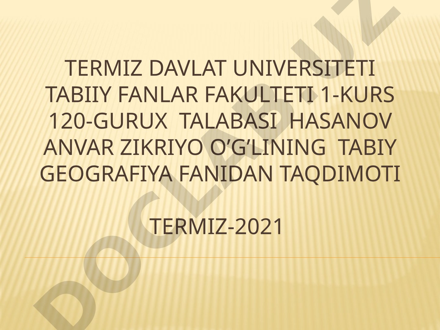 Tabiatni muhofaza qiluvchi xalqaro tashkilotlar