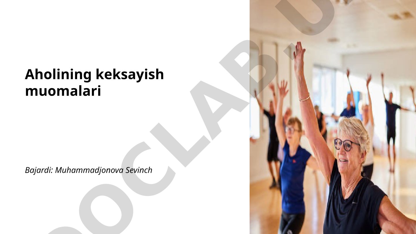 Keksalar uchun ijtimoiy va ko'ngilochar faoliyatning ahamiyati