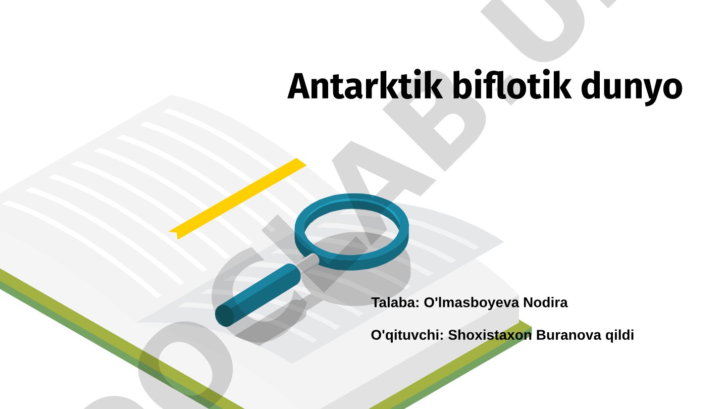 Antarktik biflotik dunyo