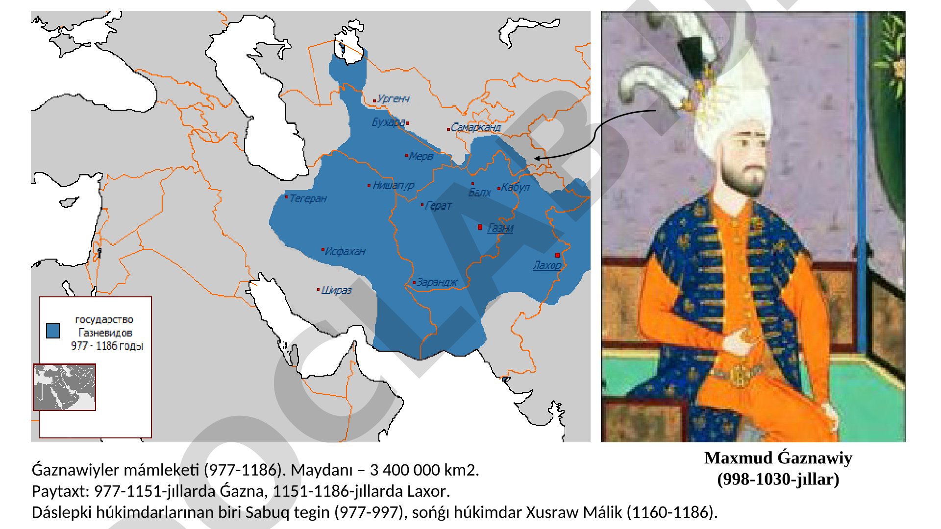 Ğaznawiyler mámleketi (977-1186)