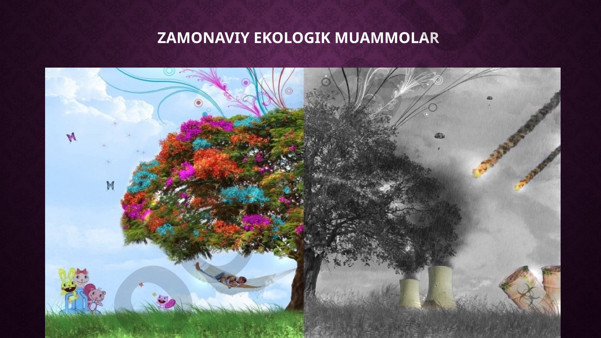 Zamonaviy ekologik muammolar
