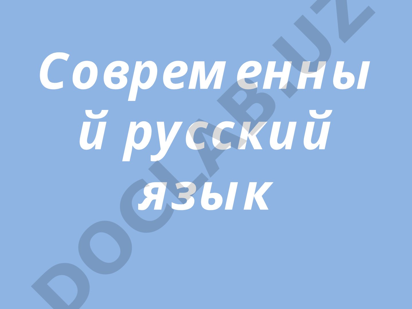 Современный русский язык: функции и уровни языка