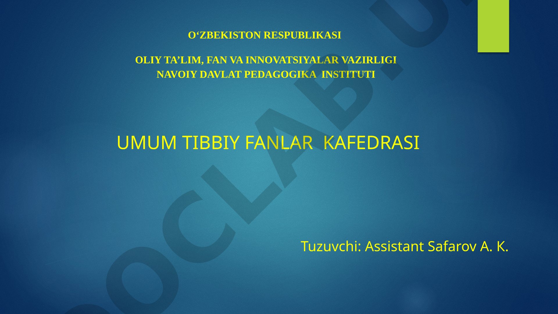 Anatomiyaga kirish. Anatomiya fani rivojlanishining qisqacha tarixi