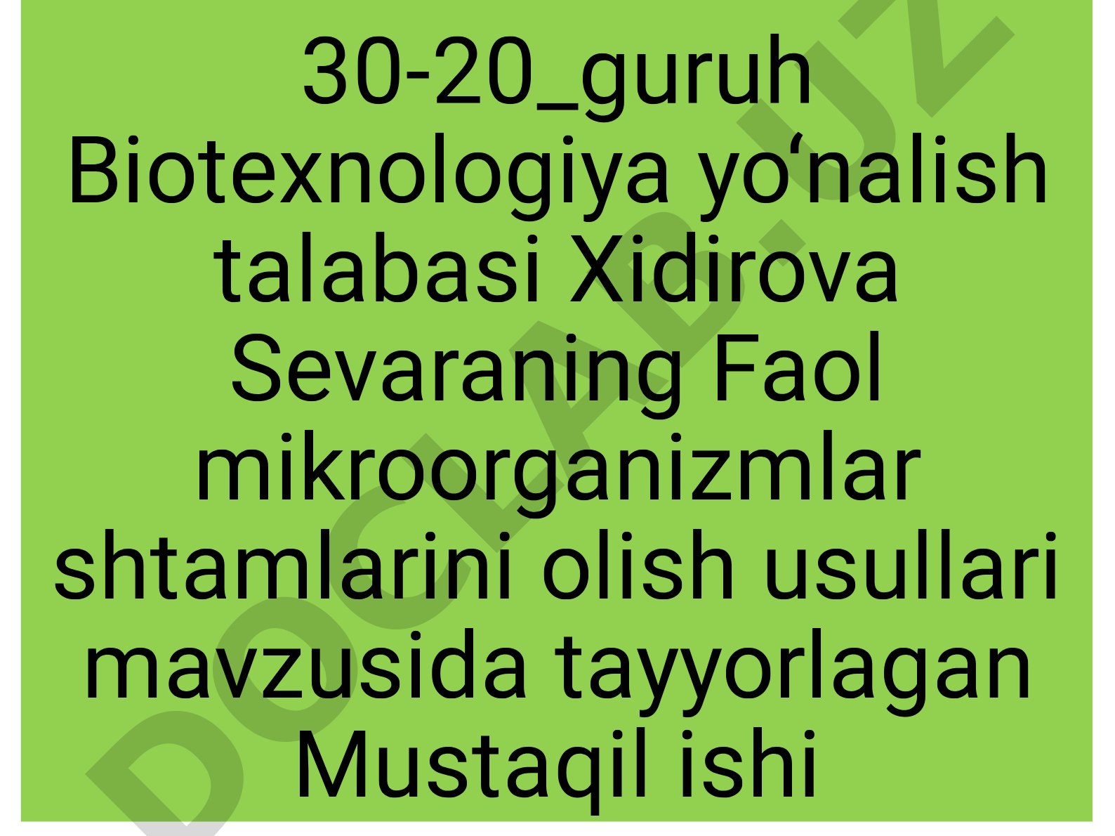 Faol mikroorganizmlar shtamlarini olish usullari