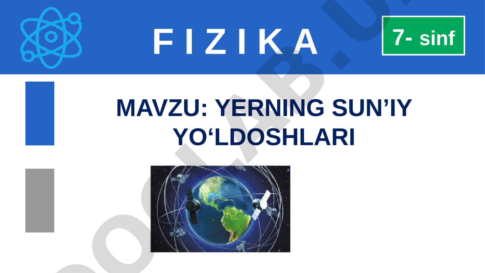 Yerning sun’iy yo‘ldoshlari