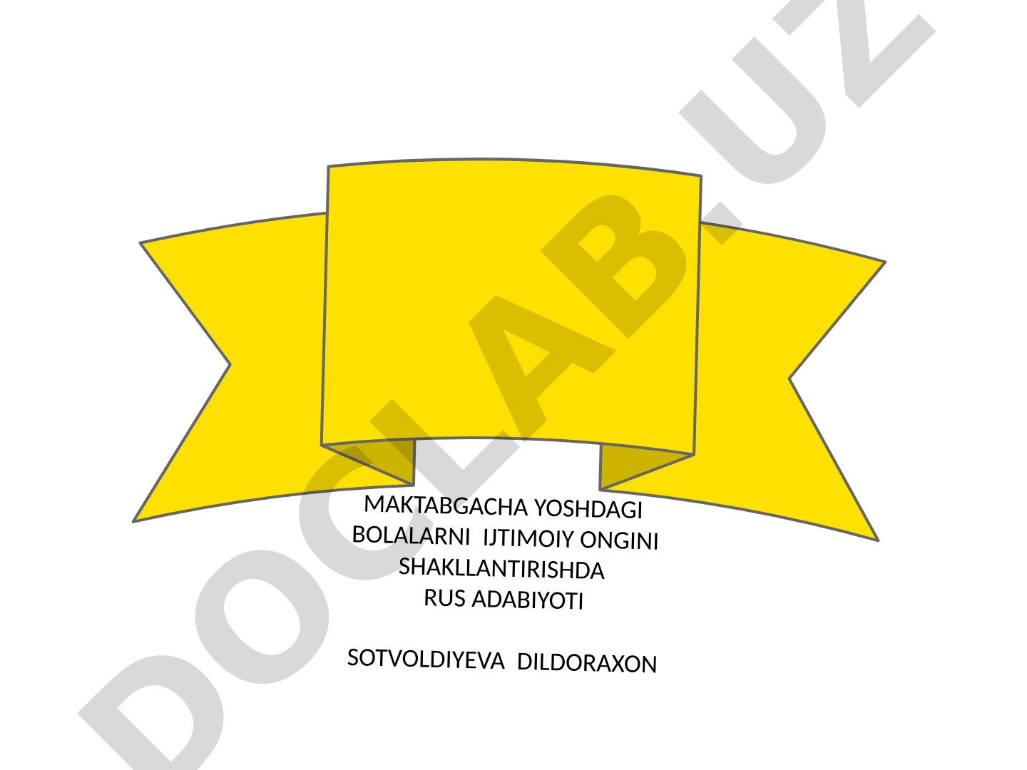 Maktabgacha yoshdagi bolalarni ijtimoiy ongini shakllantirishda rus adabiyoti
