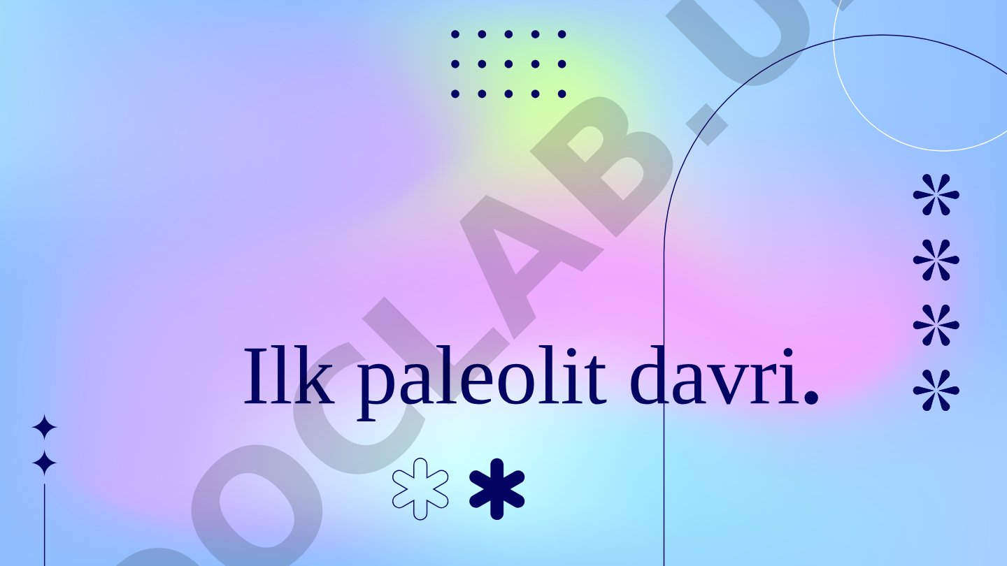 Ilk paleolit davri