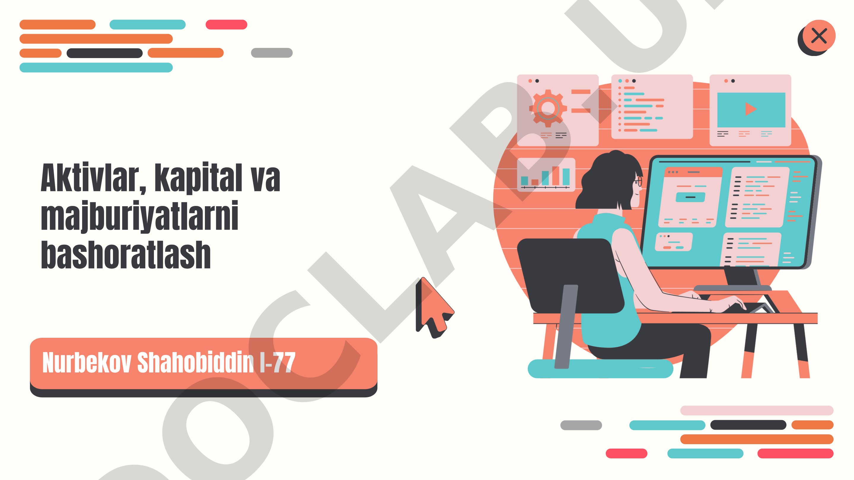 Aktivlar, kapital va majburiyatlarni bashoratlash