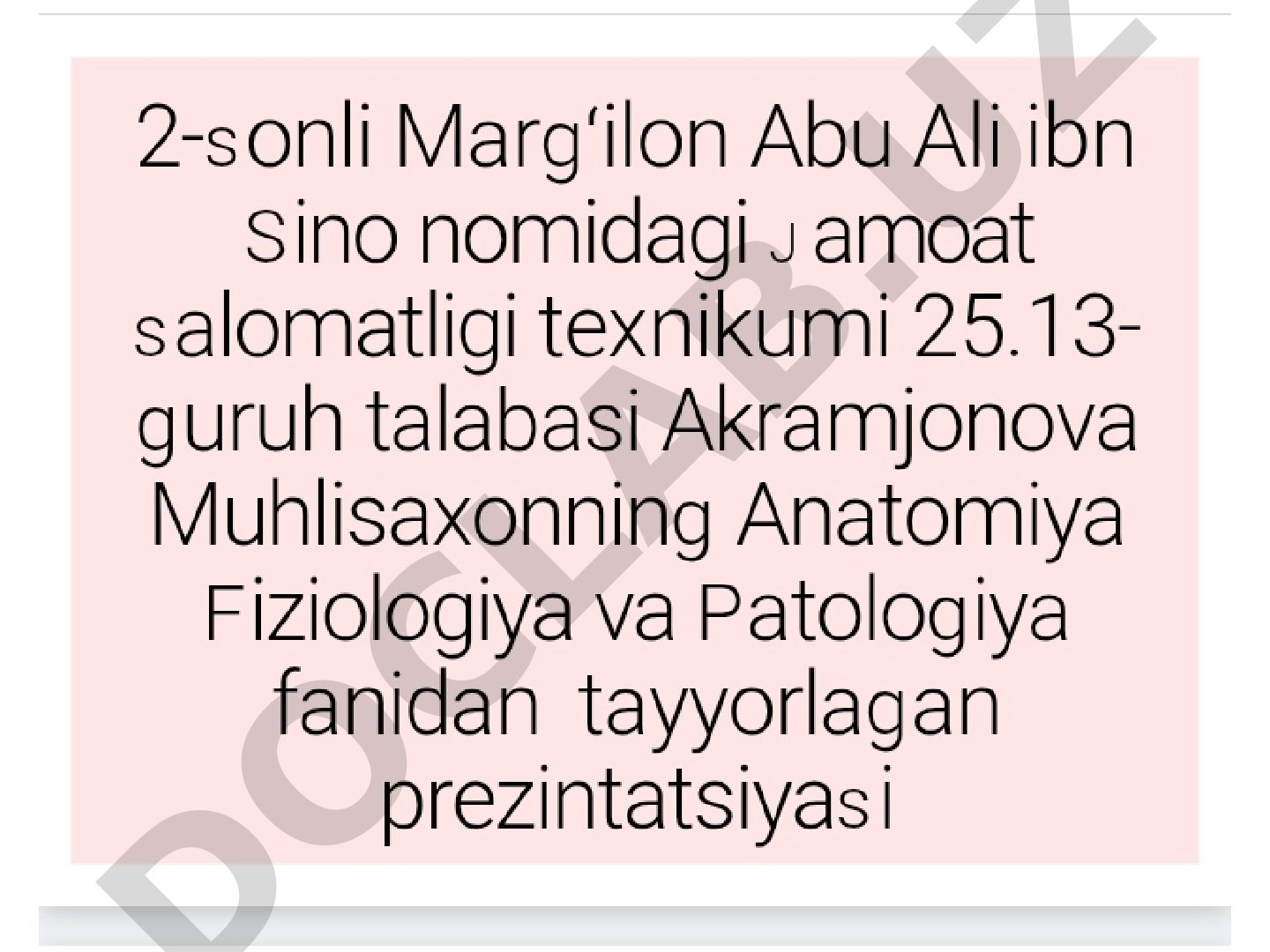 Buyrak kasalligini asosiy turlari