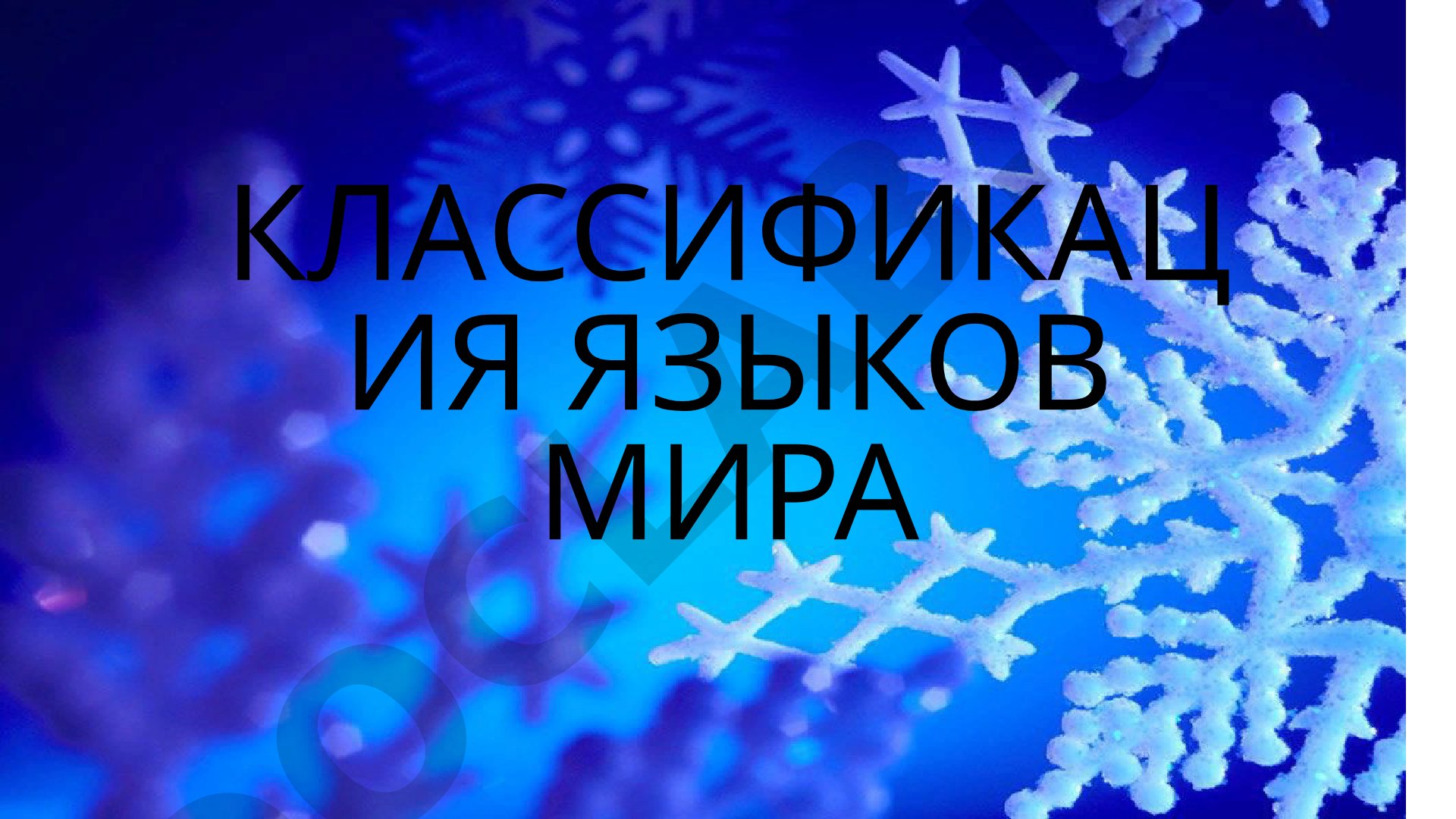 Классификация языков мира и интересные факты о языке