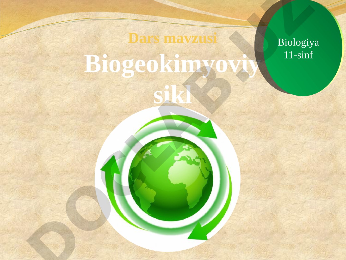 Biogeokimyoviy sikl