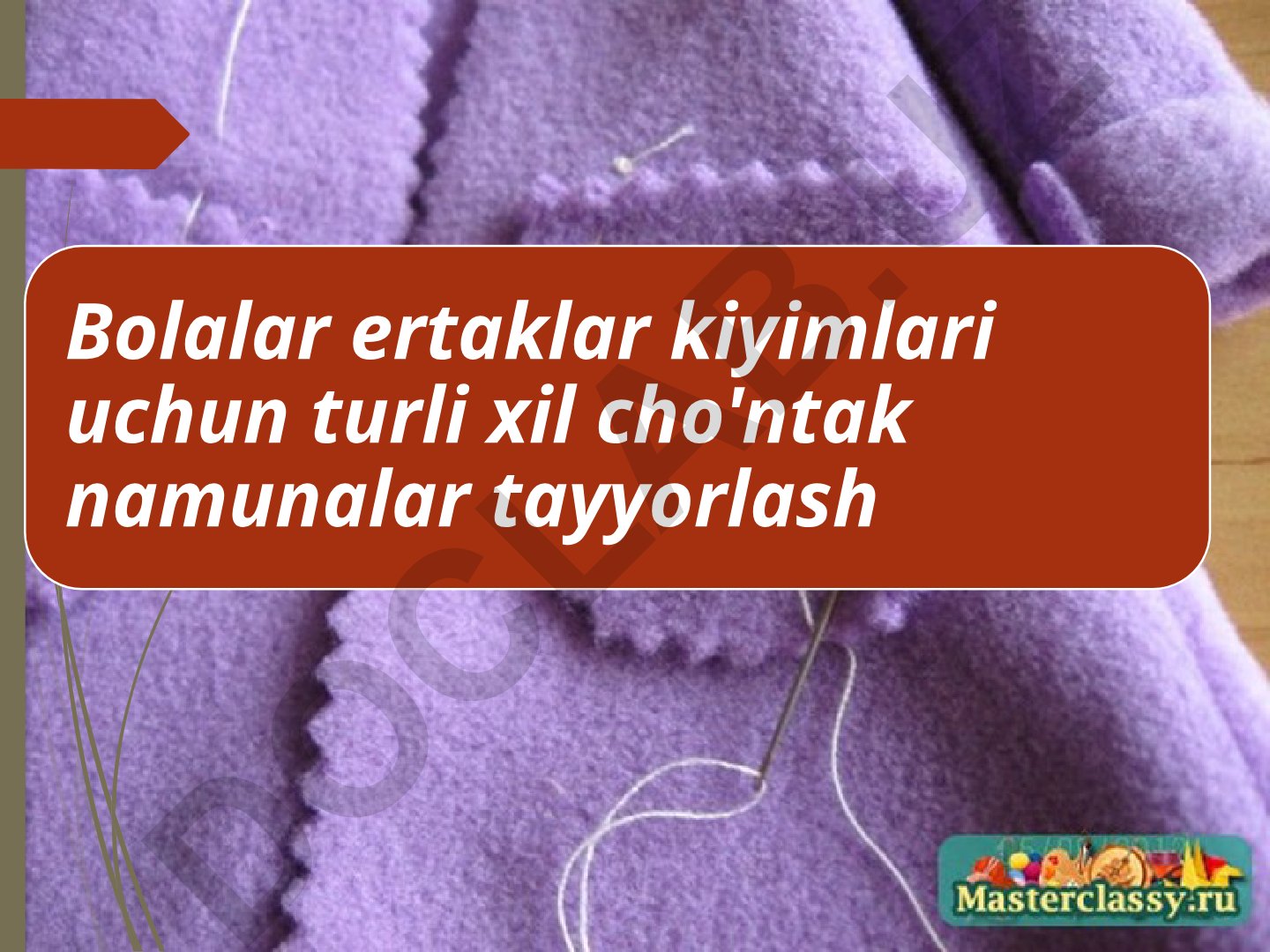 Bolalar ertaklar kiyimlari uchun cho'ntak namunalari va cho'ntak tarixi
