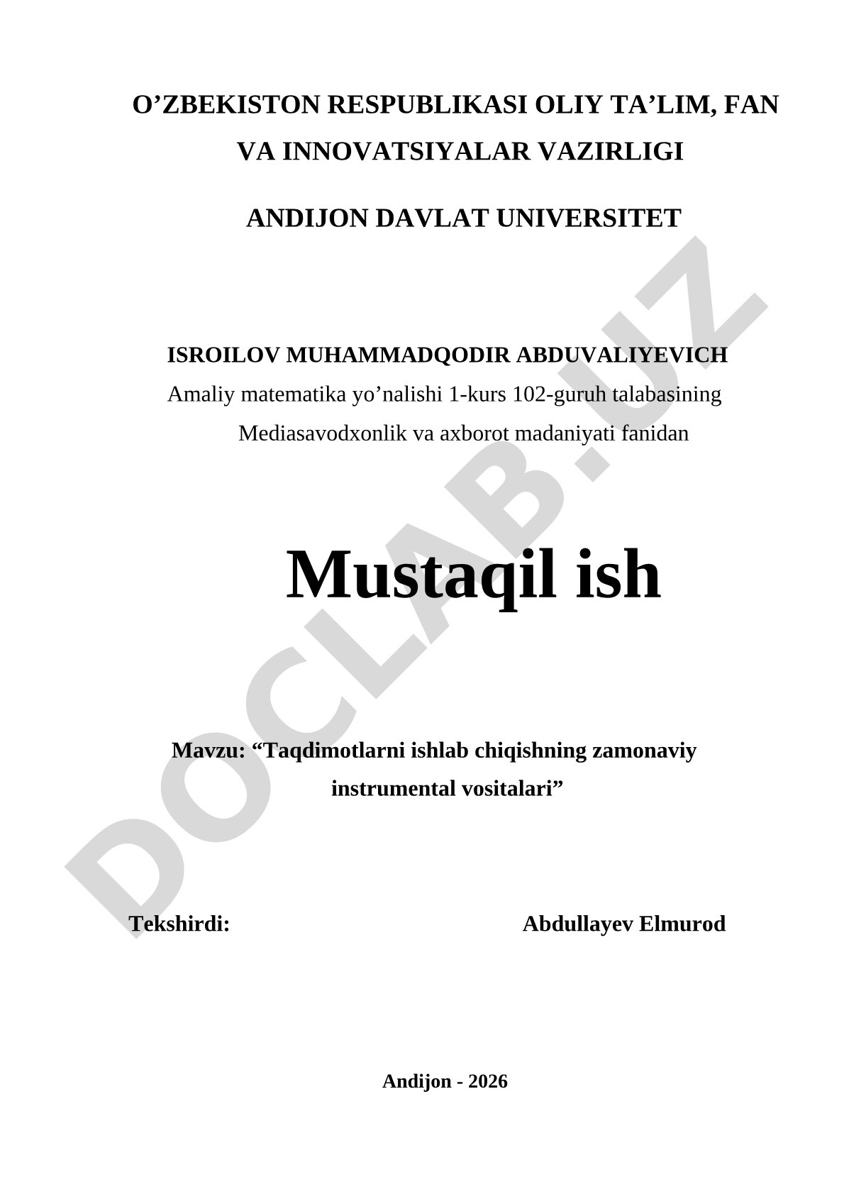 Zamonaviy slaydlar yaratish dasturiy vositalari