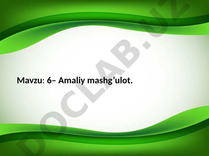 6– Amaliy mashg’ulot. Qarag’aysimonlar - Pinopsidasinfi (ajdodi) Bo’lim- Qarag’aytoifa (ochiq urug’li)- Pinophyta Sinf(ajdod) - Qarag’aysimonlar - Pinopsida Qabila – Qarag’aynamolar-Pinales Oila- Qarag’aydoshlar-Pinaceae Turkum- Qarag’ay- Pinus Tur- Oddiyqarag’ay- Pinussilvestris