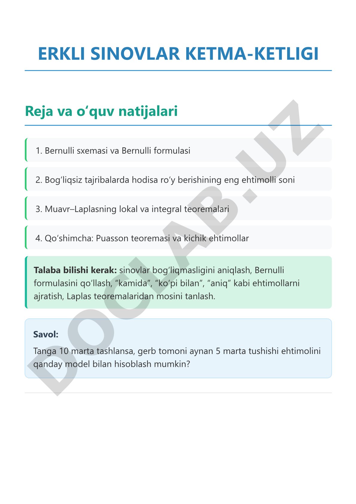 Erkli sinovlar ketma-ketligi