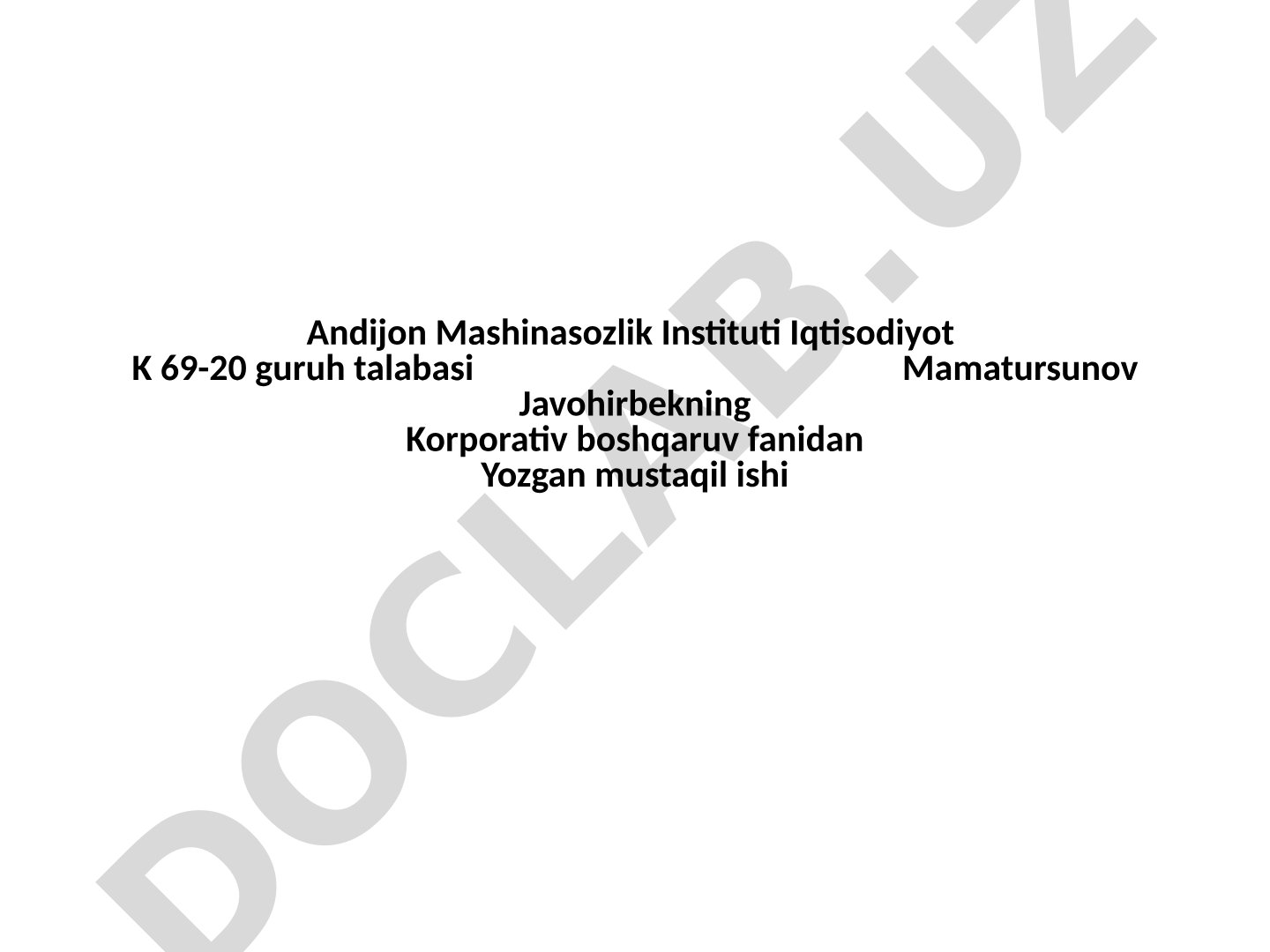 Korporatsiyalarda sog'lom raqobat muhitini shakillantirish