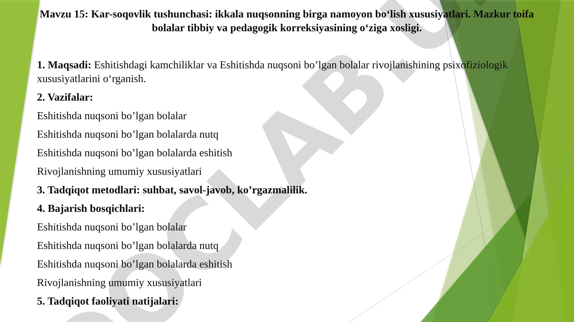 Kar-soqovlik tushunchasi: ikkala nuqsonning birga namoyon bo‘lish xususiyatlari